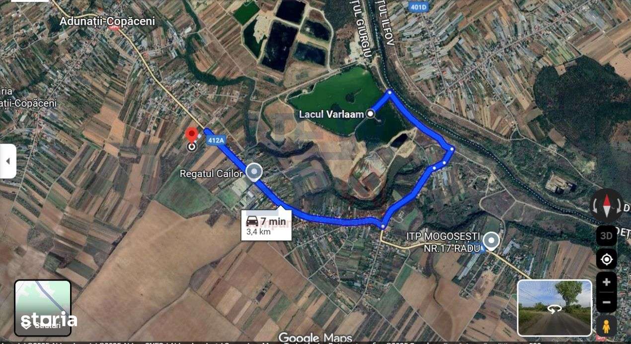 De Vanzare Teren 400 mp cu Autorizatie de contructie  Adunatii Copacen - Imagine principală: 4/13