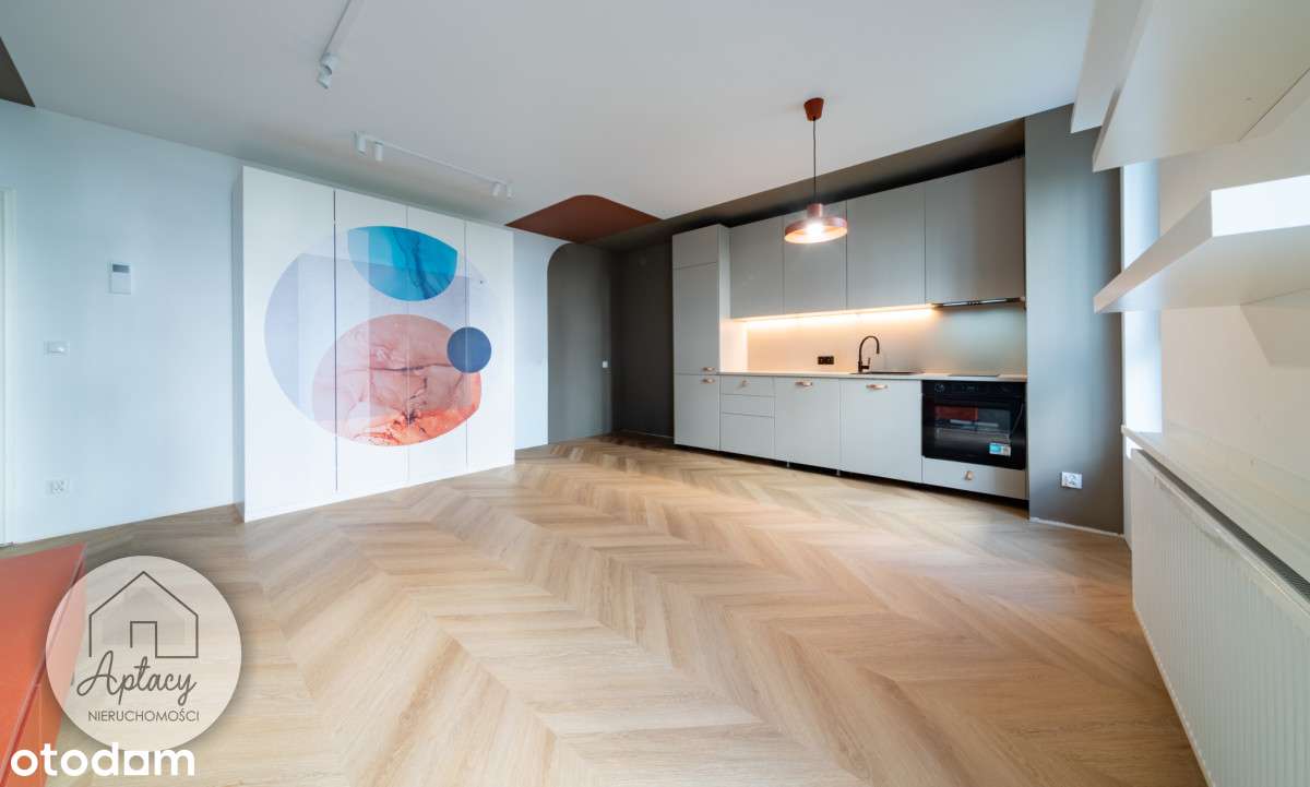 mieszkanie z ogródkiem i wydzieloną sypialnią