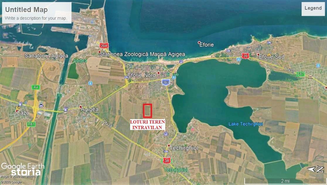 Ocazie ! Eforie Nord teren intravilan 1865 mp ideal investitie 38.000E