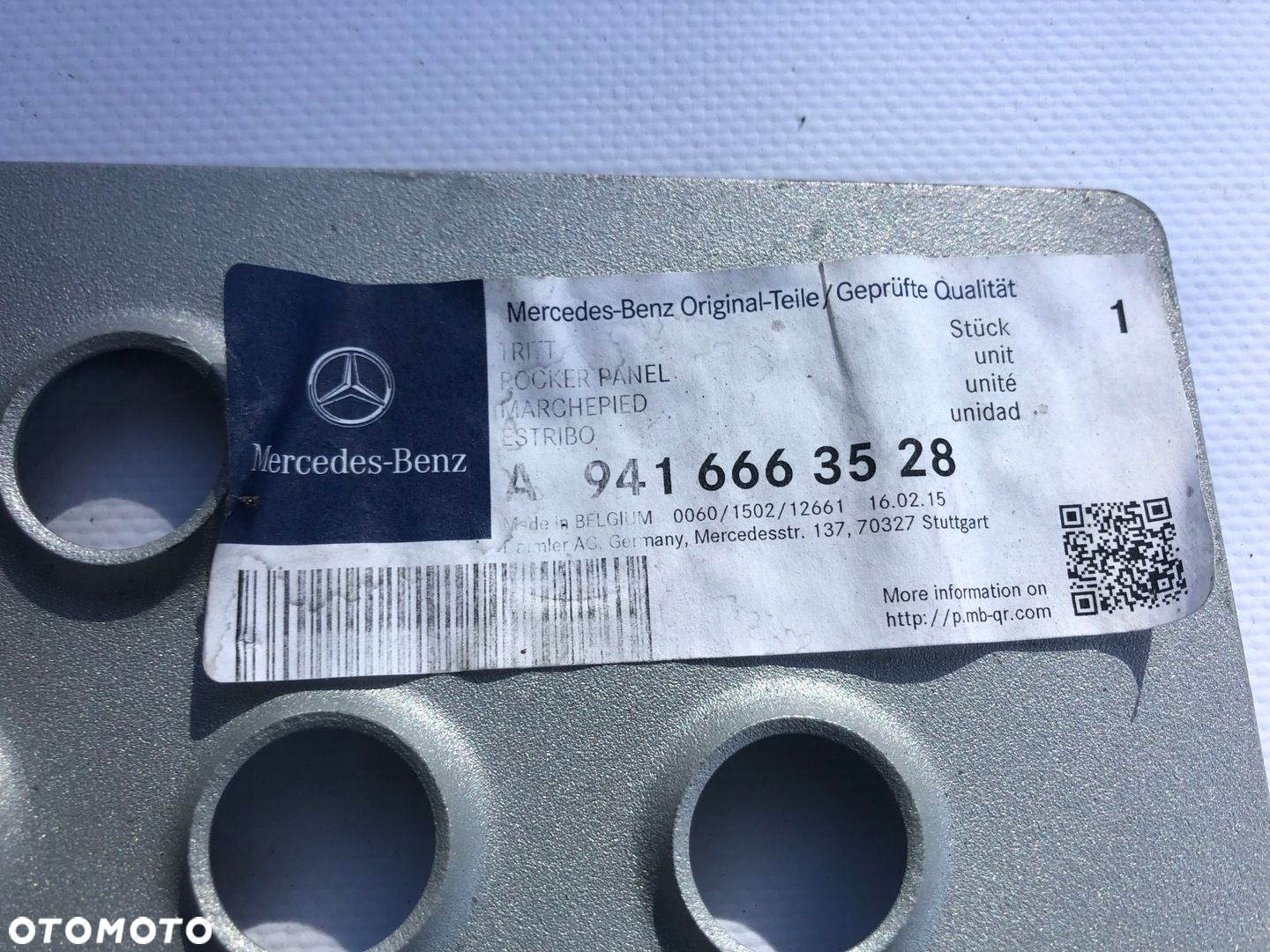 Mercedes Actros 9416663528 Stopień Nakładka ORYG - 2