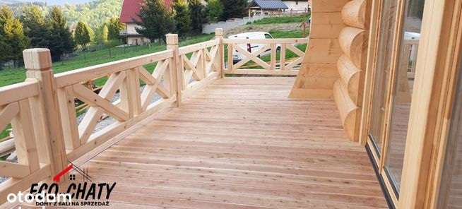 Nowy Dom z drewna widokowa działka Kraków Skawina-5