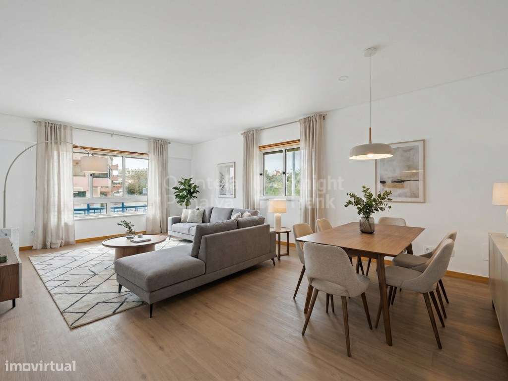 Apartamento T2 renovado com terraço e garagem em Carcavelos - Grande imagem: 5/24