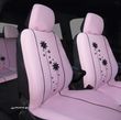 Set huse scaune auto Pink Urban Girl , Fata + Spate compatibile cu modelele cu Airbag in scaune - 2