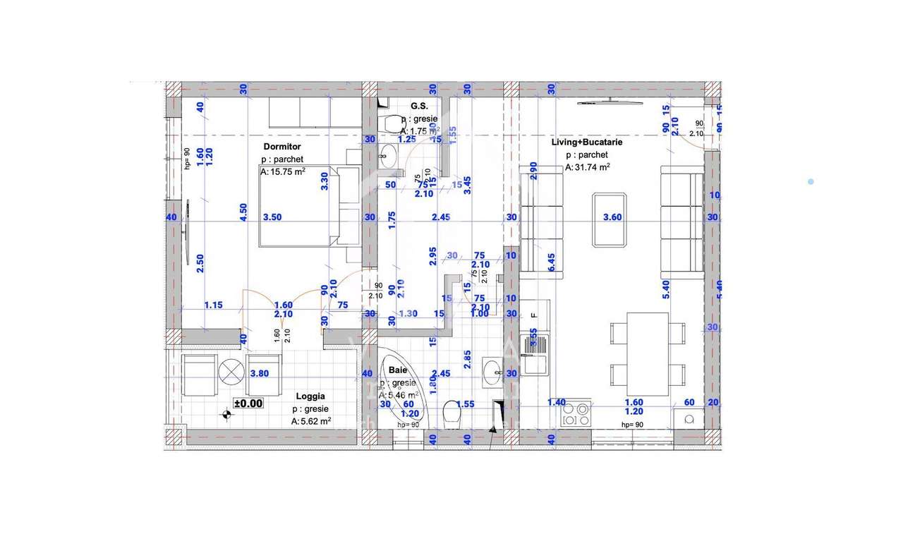 Ap. 2 camere - loggie, 2 bai + gradina 40 mp | Selimbar  | 360VR - Imagine principală: 4/13