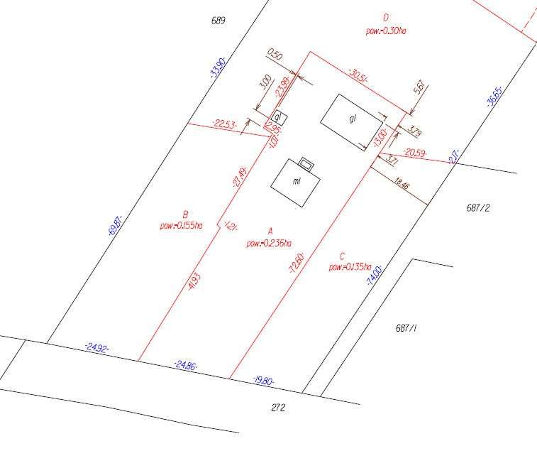 Działka Budowlana Przybysławice gmina  Skała-1