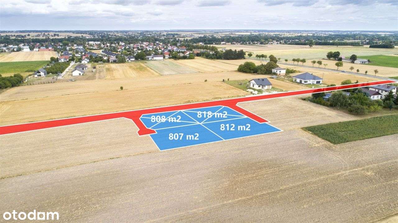 Ładne, 8-arowe działki przy ul. Bychawskiej-0