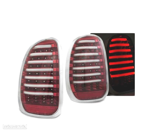 FAROLINS TRASEIROS LED PARA MINI COUNTRY R-14 10-14 RED VERMELHO - 2