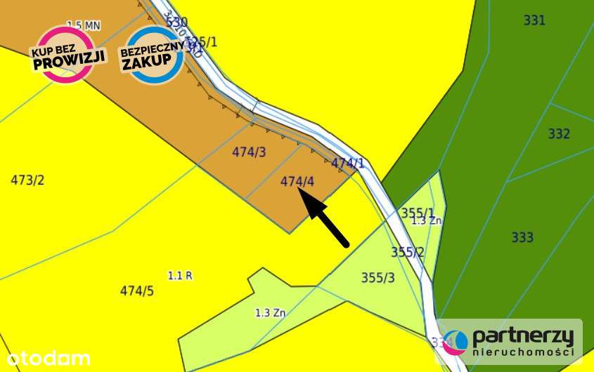 Działka pod dom, w sercu Kaszub, pod lasem - Pełny obrazek: 4/6