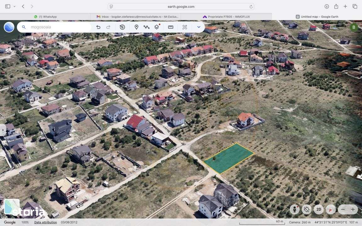 Teren in suprafata de 854 mp utili, cu deschidere pe strada Eugen Barb-0