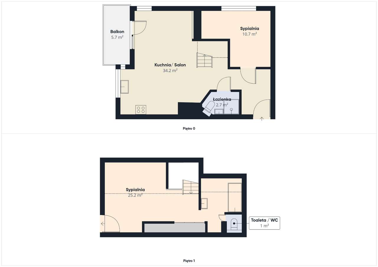 REZERWACJA-Dwupoziomowe mieszkanie – Królewskie Wzgórza 17, Gdańsk-13