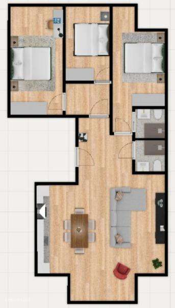 ApartamentoT3 em Benfica, Lisboa-7