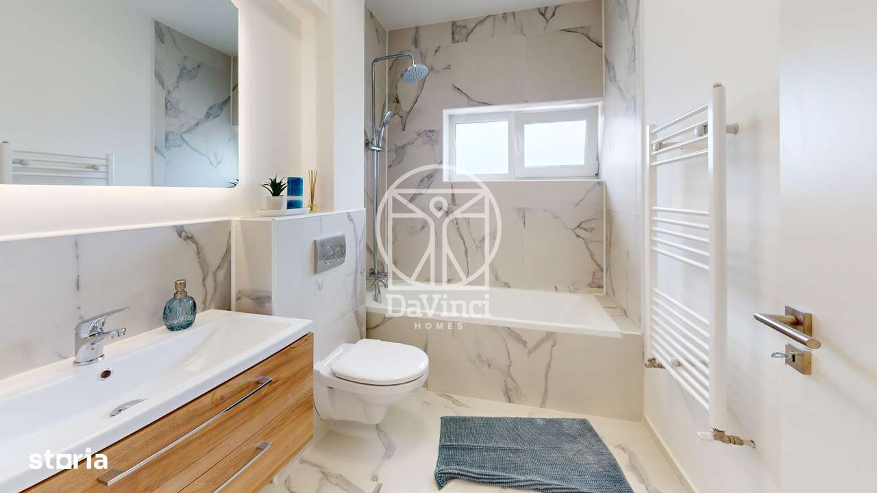 Penthouse 3 camere, intabulat, finisat la cheie, contoare montate-6