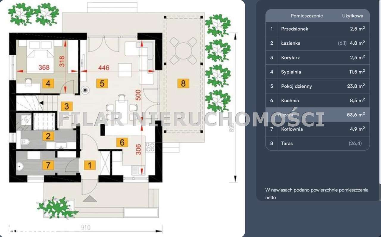 Dom 6 km od Lubinia - stan deweloperski-2