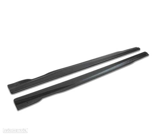 EXTENSÕES DE EMBALADEIRAS LATERAIS PARA MERCEDES W117 45 W176 12- PRETO - 3