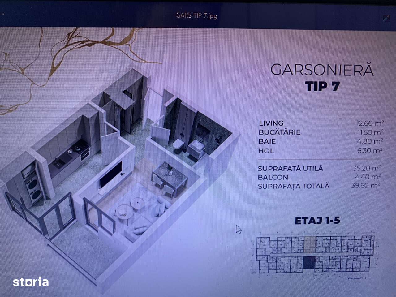 Garsoniera decomandata, bloc nou, metrou Berceni - Imagine principală: 4/4