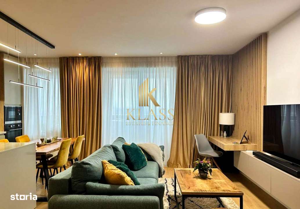 Inchiriere apartament 2 camere LUX Aviatie Towers Parcare Terasa - Imagine principală: 3/17