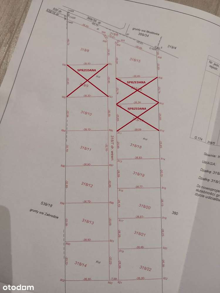 Działki budowlane w cichej i spokojnej okolicy ADELIN Warunki Zabudowy - Pełny obrazek: 2/7