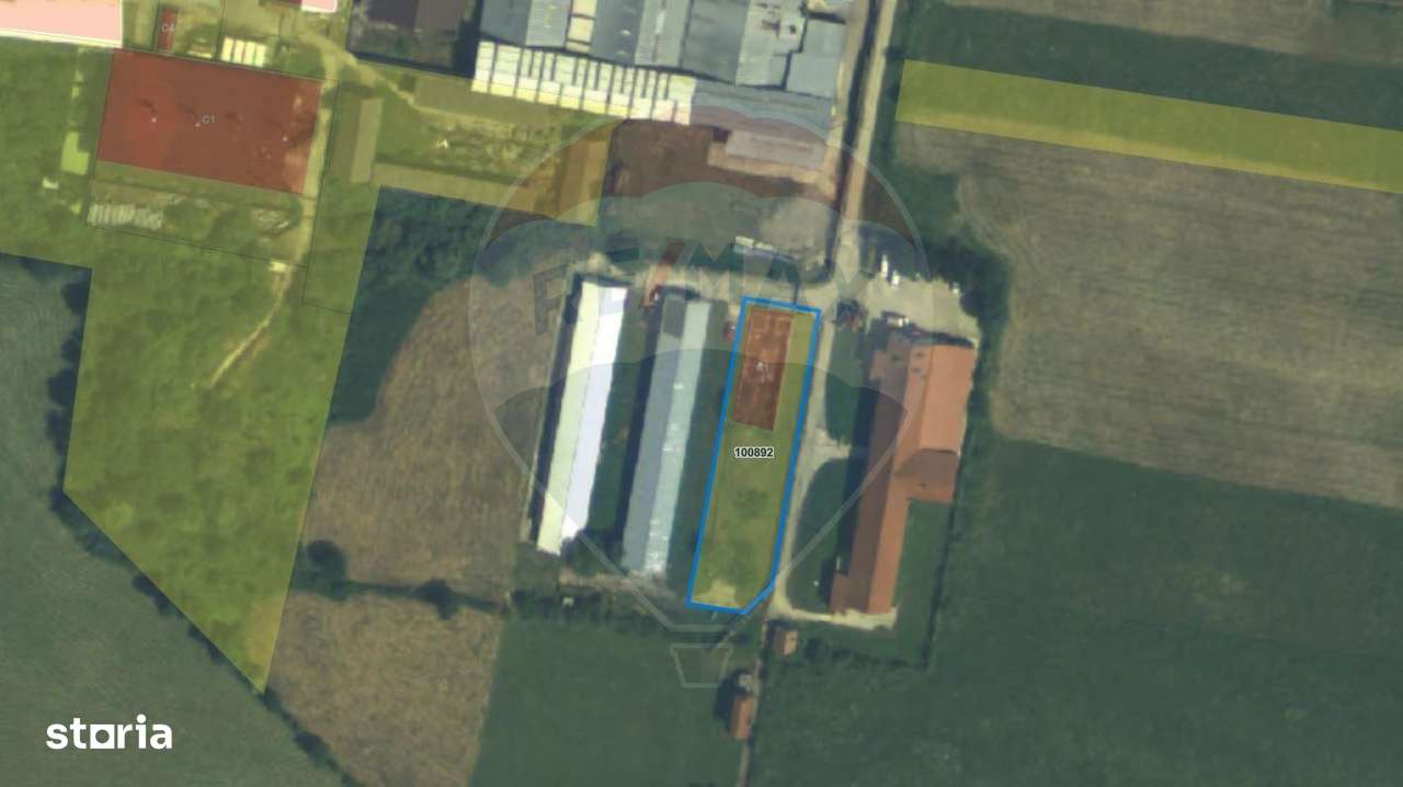 Teren industrial 1.729 mp I Demolare + construcție hală Teliu-2