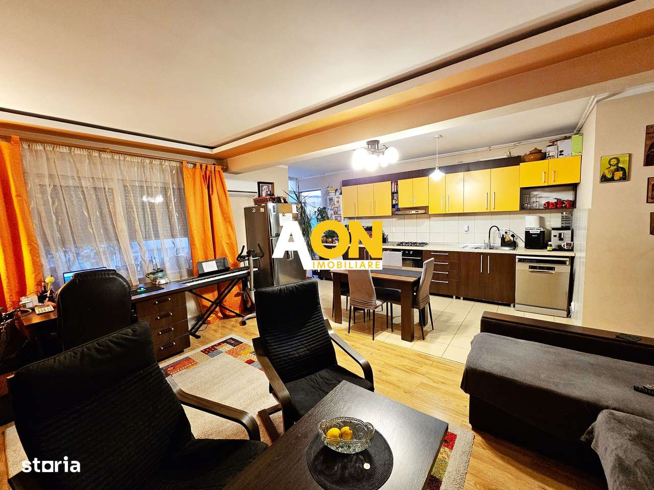 Apartament 3 camere, 73 mp utili. mobilat, utilat, etaj 1, Cetate - Imagine principală: 2/7