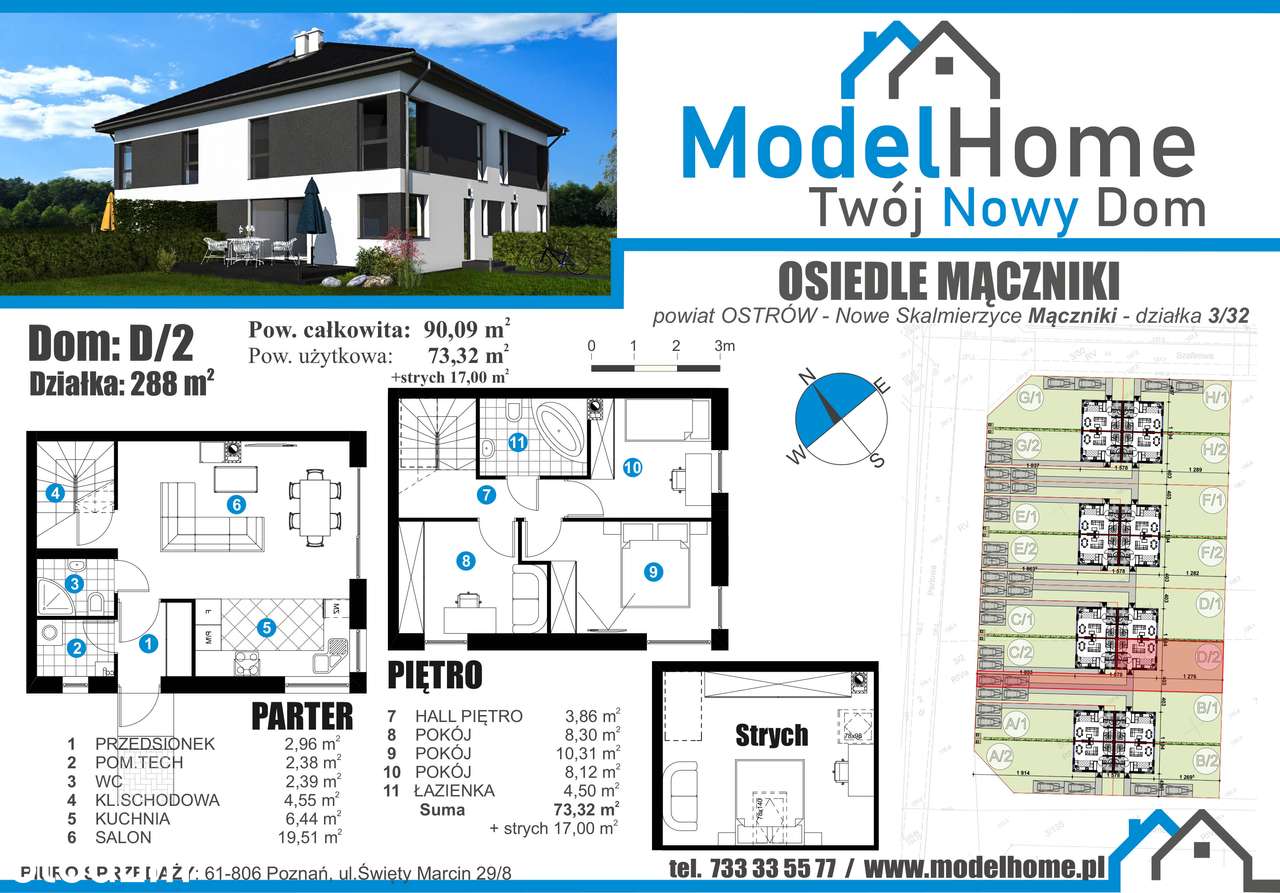 KUP OSTATNI NOWY DOM Z OGRODEM!-ZOBACZ DOM POKAZOWY-SPIESZ SIĘ:) - Pełny obrazek: 2/18