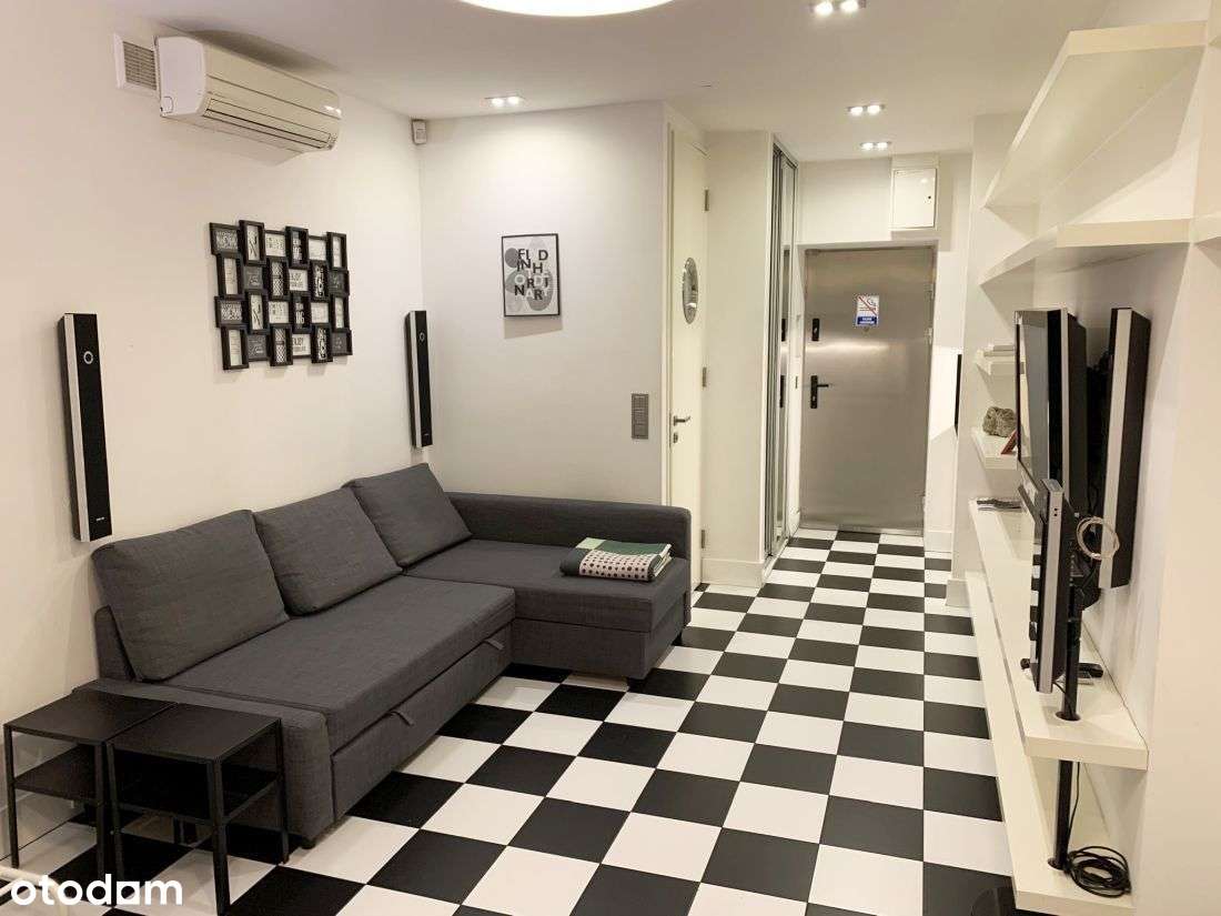 kawalerka na Wilczej blisko Tvn z klimatyzacją - Pełny obrazek: 3/11