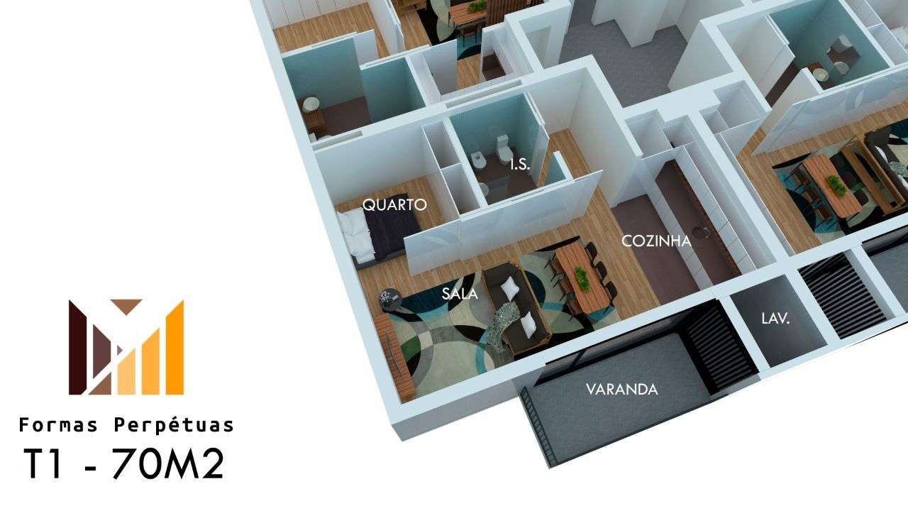 Mira Parque Residence - ULTIMO Apartamento novo para Venda T0+1-18
