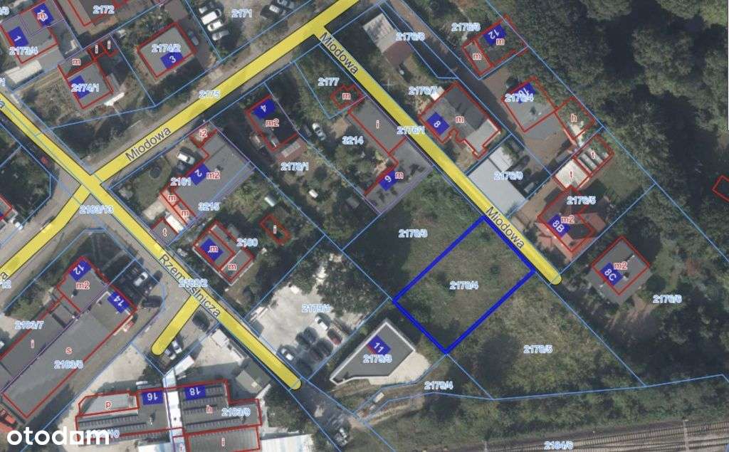 Swarzędz, ul. Miodowa , działka 589 m2-4