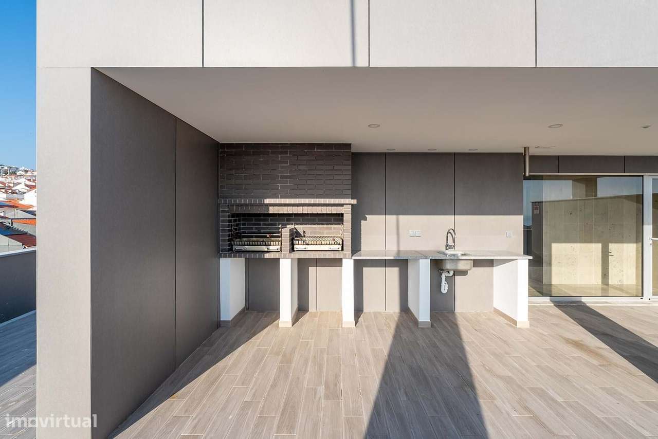 Apartamento T3 de luxo, NOVO, praia, vista mar, piscina!-25