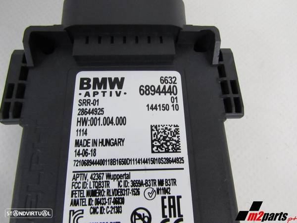 Sensor de radar / Proximidade/ SSR Seminovo/ Original BMW 7 (G11, G12)/BMW 5 (G3... - 3