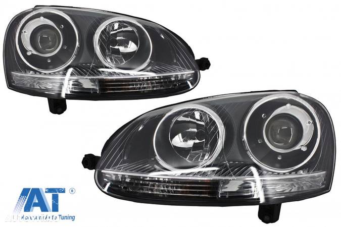 Faruri compatibil cu VW Golf 5 V Mk5 (2003-2007) Jetta (2005-2010) GTI R32 - 1