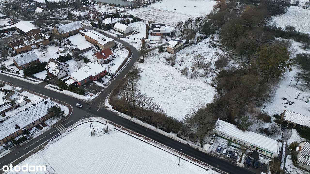 NAROŻNA działka inwestycyjna pod zab.mieszkaniową, wszystkie media !-12