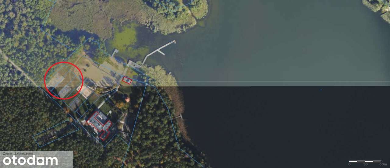 Sprzedam działki budowlane ze wspólną linią brzegową jeziora ! - Pełny obrazek: 4/8