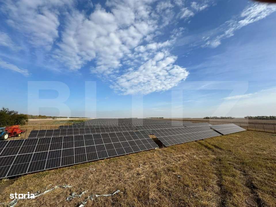 PARC FOTOVOLTAIC de 1 MW conectat la retea, teren de 2,70 ha, Urzica, - Imagine principală: 4/5