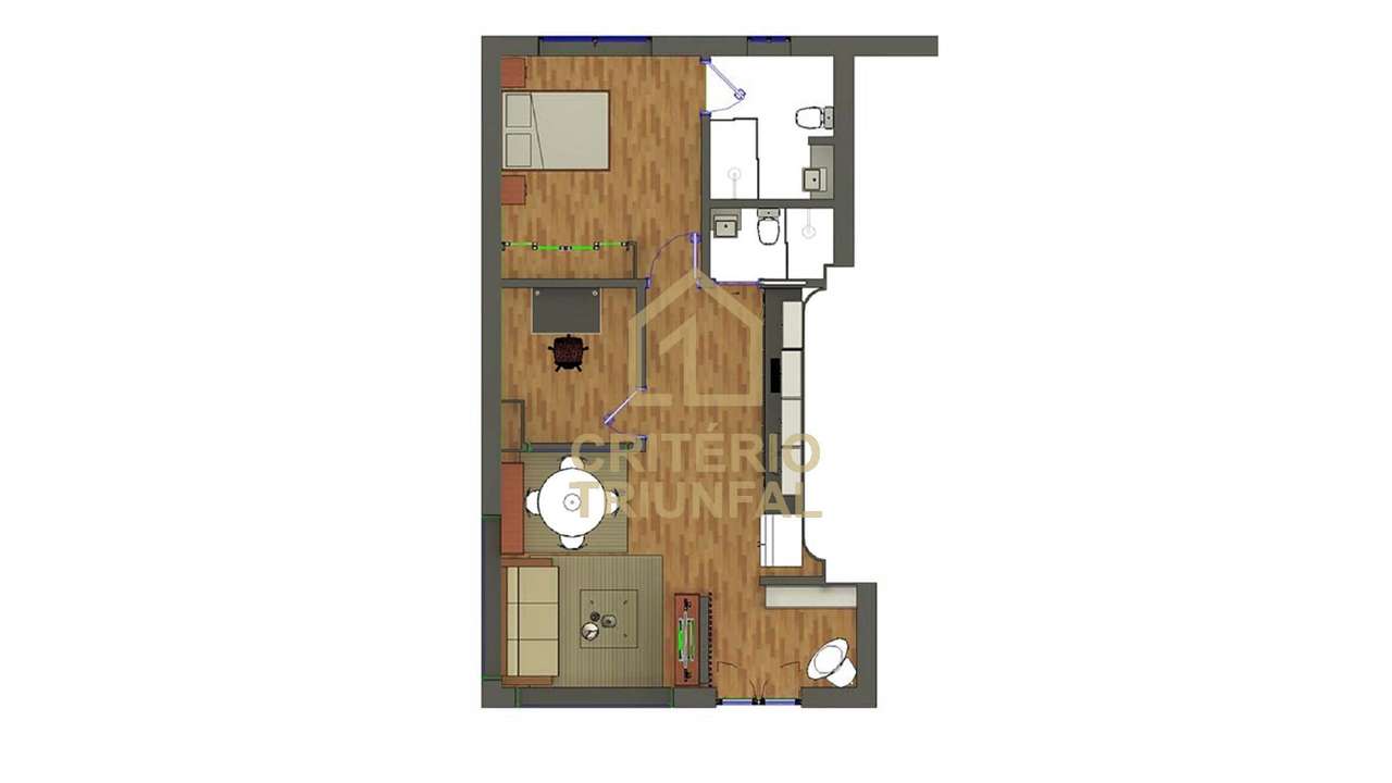Apartamento T1+1 em Baltar-6