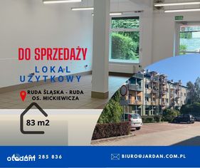 Lokal użytkowy 83 m2 Ruda Śląska -Ruda