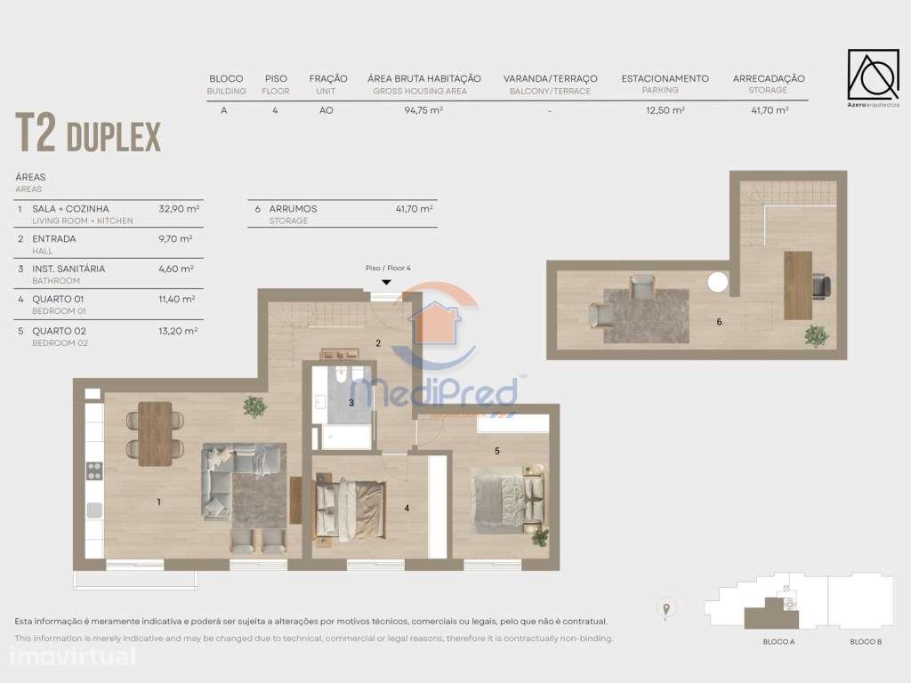 Duplex T2 + 1 em construção - Montijo - Grande imagem: 2/11