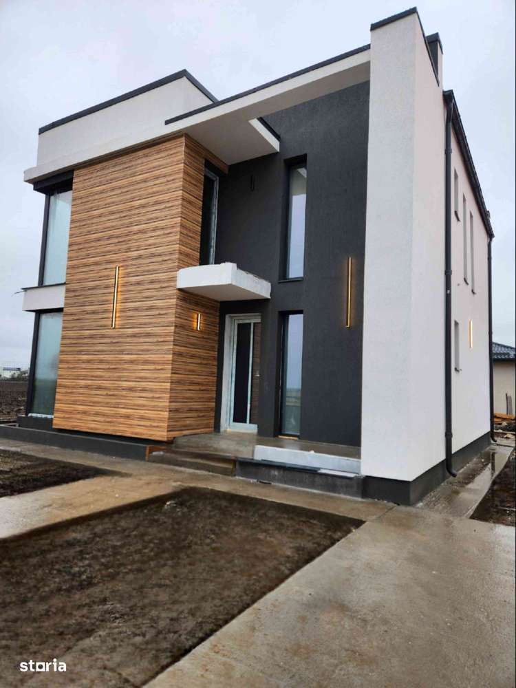 Casă P+1E în Comuna Berceni –  4 camere, 3 băi | Izolatie 15cm - Imagine principală: 1/4