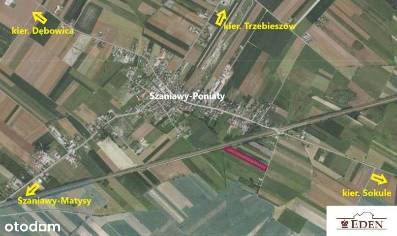 Działka budowlano-rolna 1,18 ha pod Łukowem - Pełny obrazek: 2/3