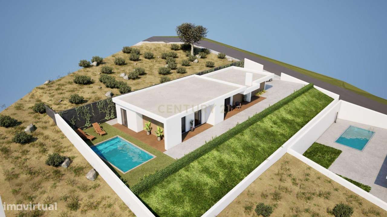 Terreno com projecto de habitação de moradia terrea - Grande imagem: 2/13