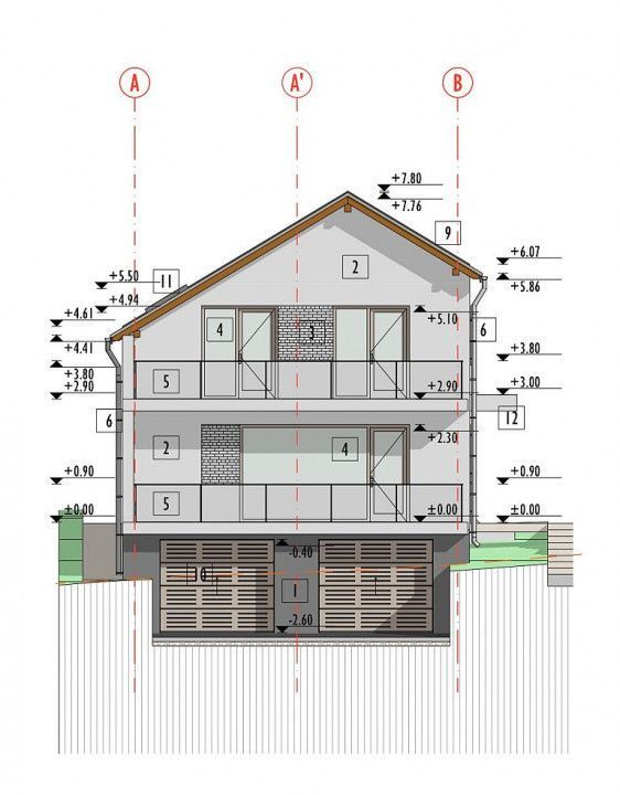 Casa tip duplex Borhanci,140mp utili+250 mp curte,semifinisata, zona R