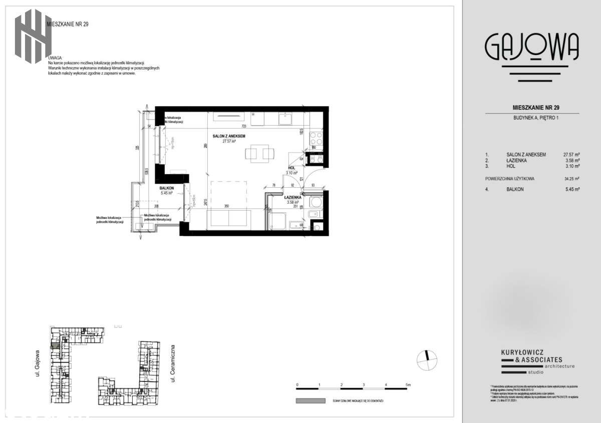 Gajowa bud. A 34,25m2- znajdź swoje M !!!-6