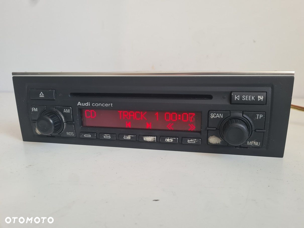 RADIO cd audi concert a4 b6 b7  kod - 4