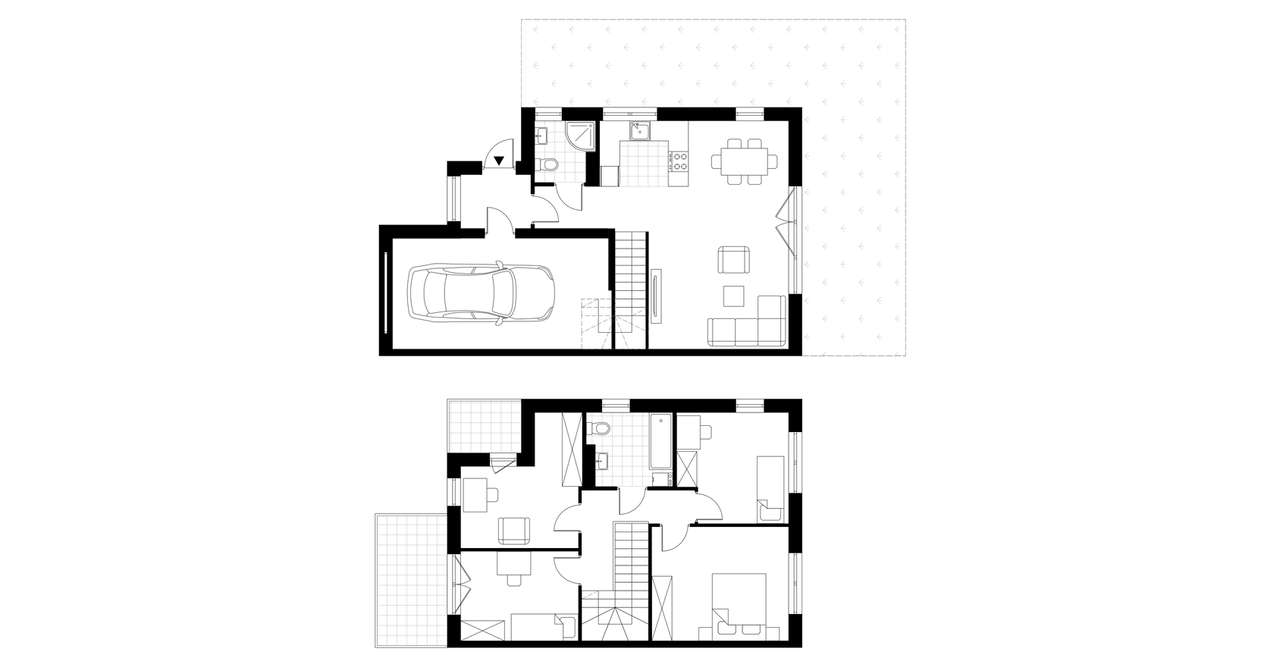 5-pokojowy dom 116m2 + ogródek Bez Prowizji - Pełny obrazek: 4/9