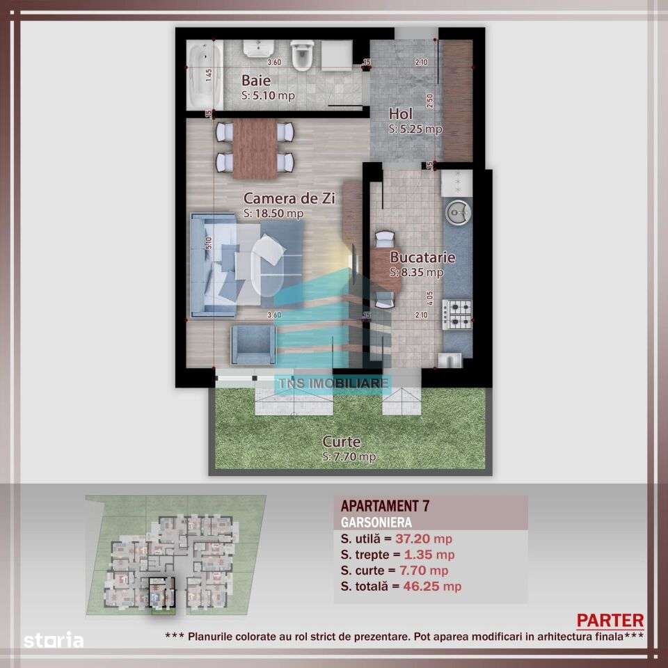 Garsoniera 46 Mp -Imobil Stil Boutique- Titan -Pallady- Metrou Teclu-6