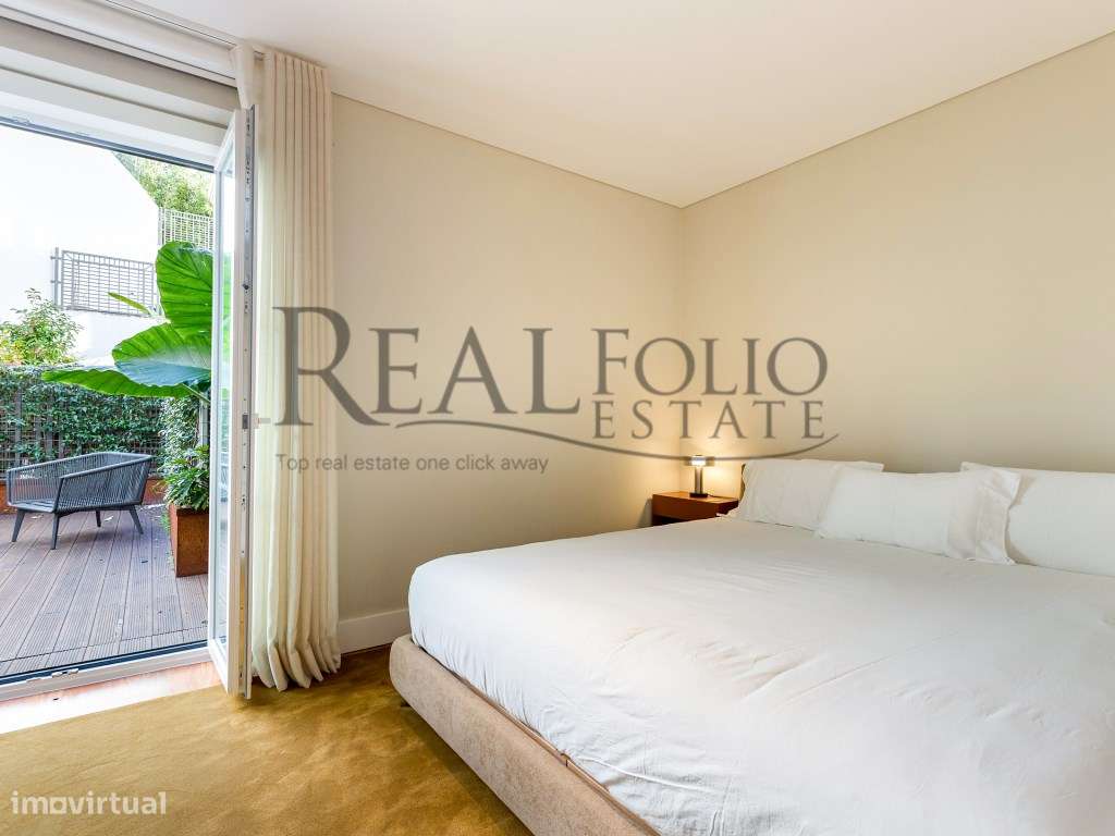 Apartamento T3 no Palácio da Junqueira residências, com jardim priv...-12