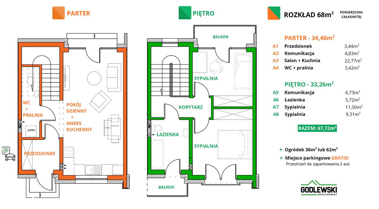 Nowoczesny segment z ogrodem – Twoje miejsce na ziemi!-2