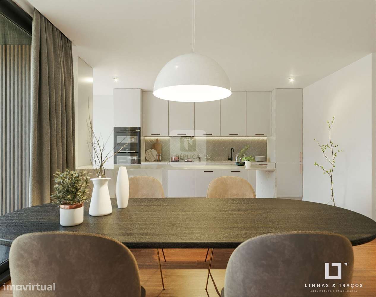 Apartamento T2, novo, com terraço em Arcozelo - Vila Nova de Gaia. - Grande imagem: 4/10