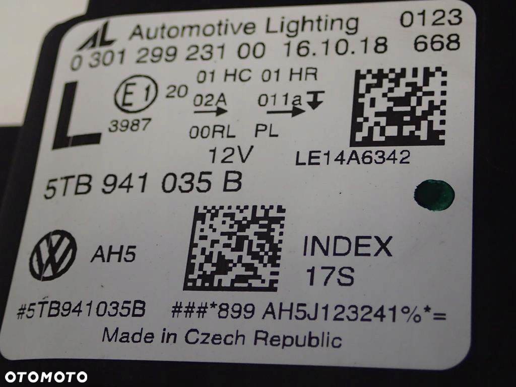 Lampa przód przednia lewa VW TOURAN 15- FULL LED - 4