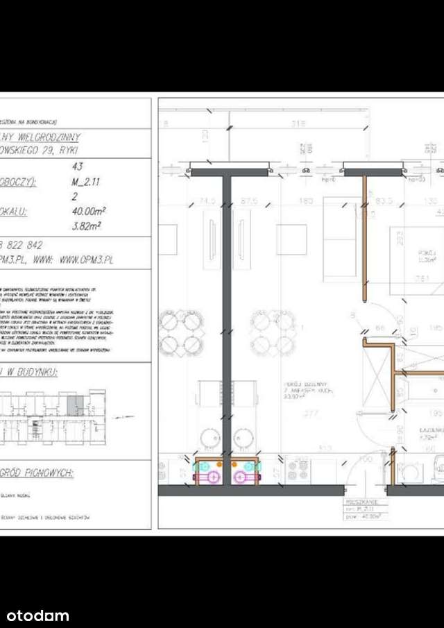 Kameralne mieszkanie 40m2 - II piętro, balkon - Pełny obrazek: 4/8