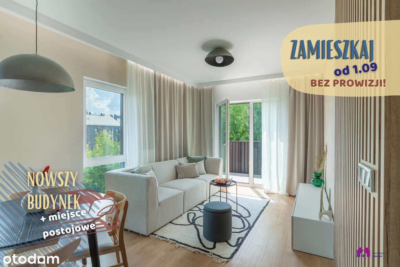 ŚWIETNY APARTAMENT z 2 BALKONAMI w cichej okolicy z 2 miejscami postoj